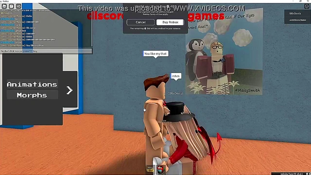 Fucking Emo devil girl in roblox 195x Devilz