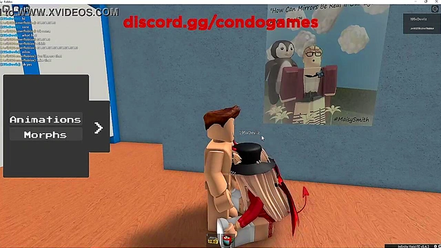 Fucking Emo devil girl in roblox 195x Devilz