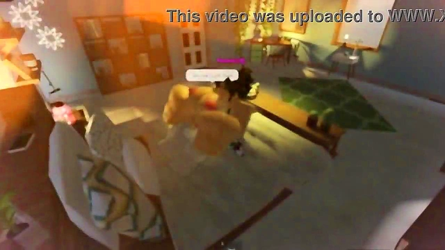 Chica linda obtiene por primera vez una verga dentro suya / Roblox Condo Goat