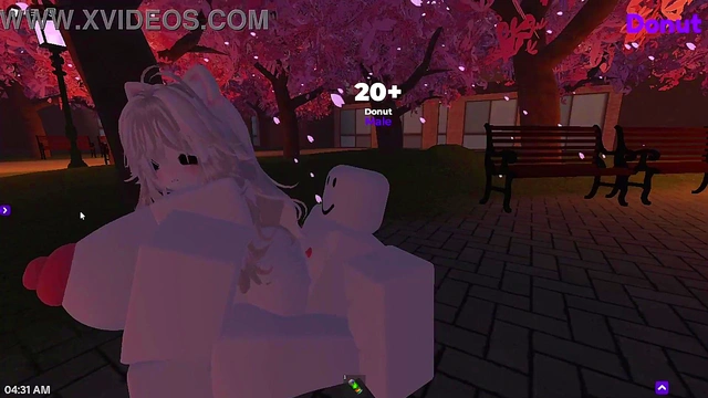 (Roblox) Fucking a girl in the park