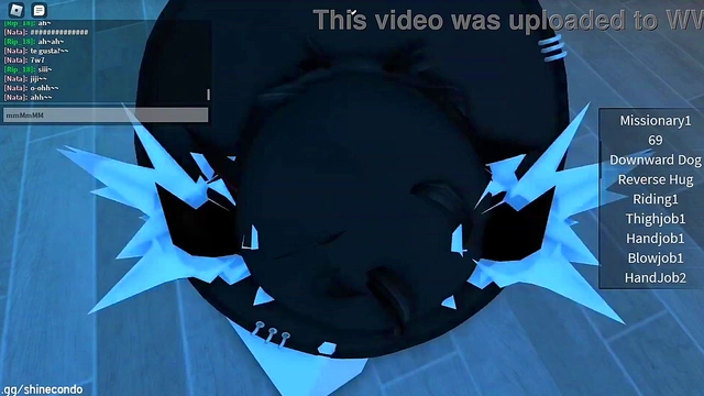 Naughty girls having fun in roblox hehe~~