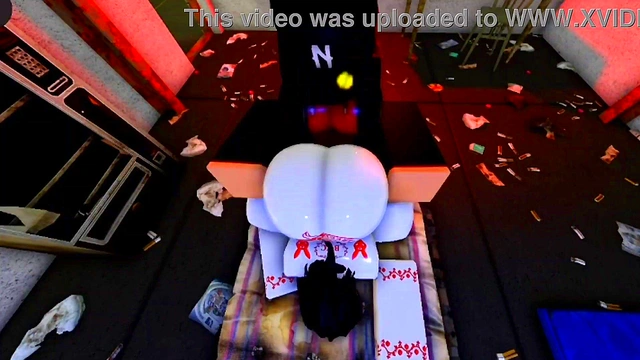 Making this whore into my cock obsessed slut!/ Fan request 11 [Roblox]