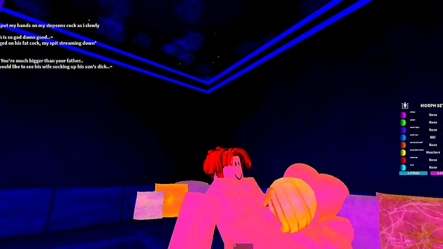 Stepmom sucks the cock of his stepson while his StepFather is working