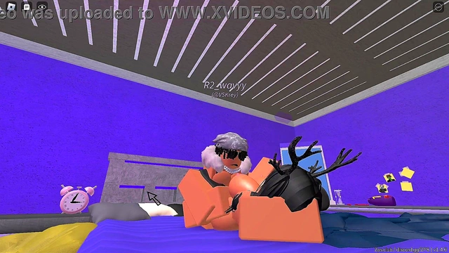 Rich slut gets pounded by a roblox fan