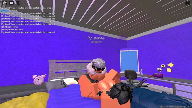 Rich slut gets pounded by a roblox fan