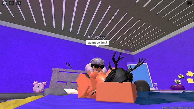 Rich slut gets pounded by a roblox fan