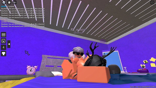 Rich slut gets pounded by a roblox fan