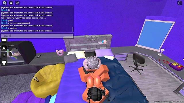 Rich slut gets pounded by a roblox fan