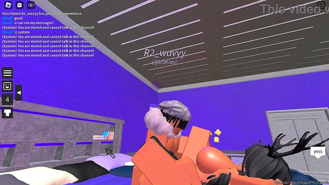 Rich slut gets pounded by a roblox fan