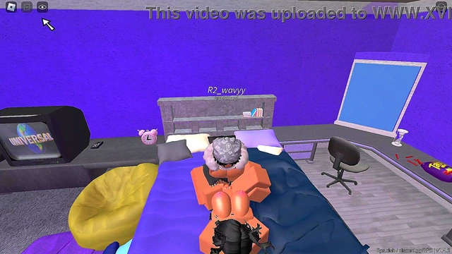 Rich slut gets pounded by a roblox fan