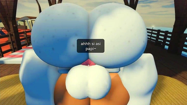 Fucking a big-ass tomboy [Roblox Studio]