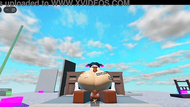 Whore gets blacked fucking in ROBLOX