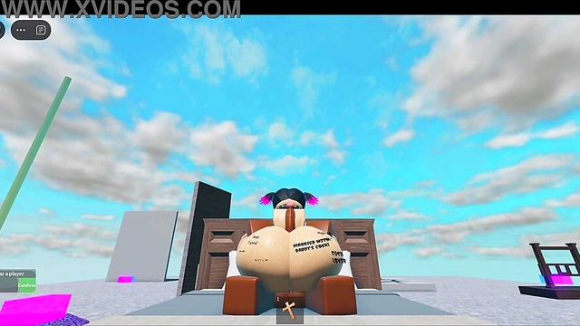 Whore gets blacked fucking in ROBLOX