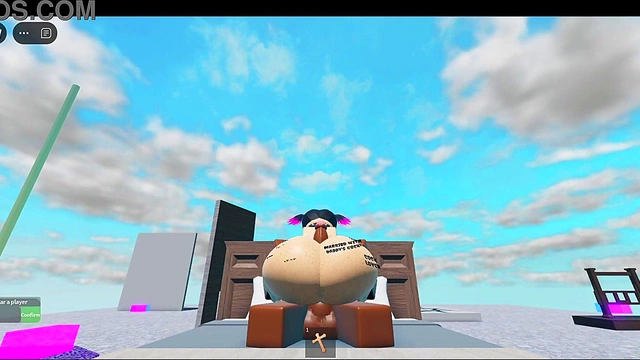 Whore gets blacked fucking in ROBLOX