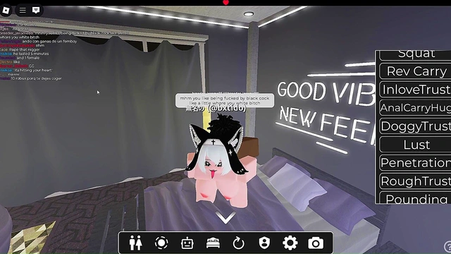 white slut got fucked by bbc in roblox
