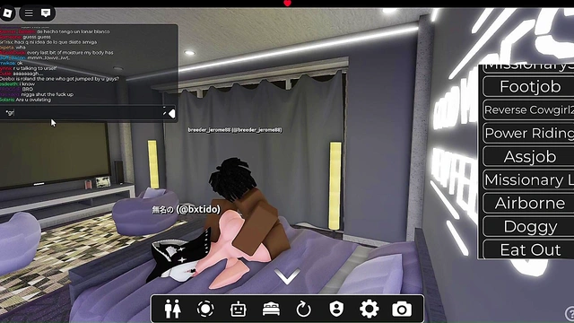 white slut got fucked by bbc in roblox