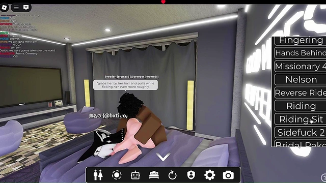 white slut got fucked by bbc in roblox