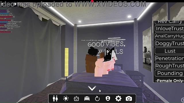 white slut got fucked by bbc in roblox
