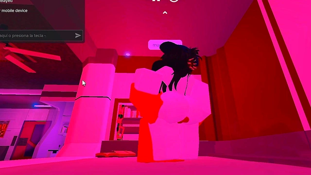 Roblox my girlfriend lets me play with her butt cheeks and gives me a blowjob