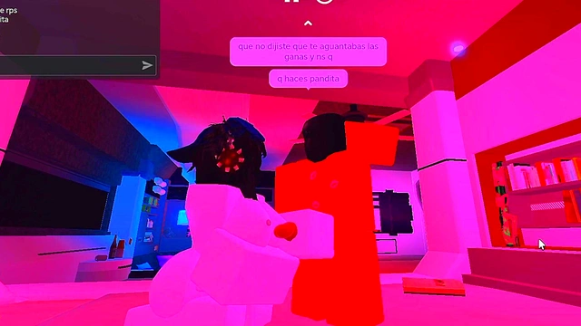 Roblox my girlfriend lets me play with her butt cheeks and gives me a blowjob