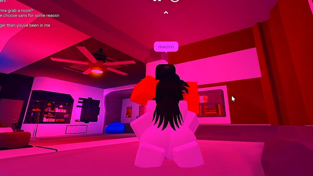 Roblox my girlfriend lets me play with her butt cheeks and gives me a blowjob