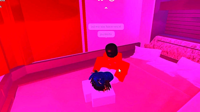 Roblox my girlfriend lets me play with her butt cheeks and gives me a blowjob