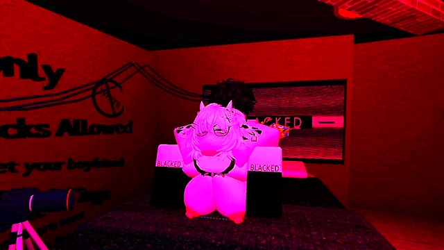 Getting fucked by horny fan~Roblox