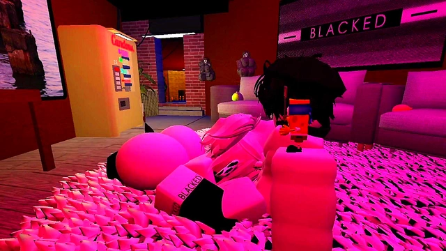 Getting fucked by horny fan~Roblox