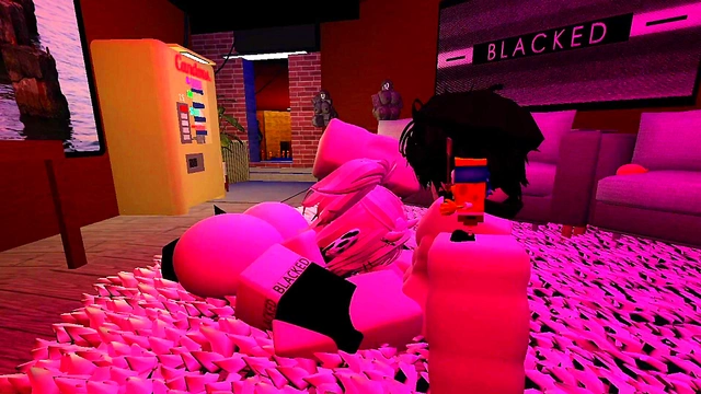 Getting fucked by horny fan~Roblox