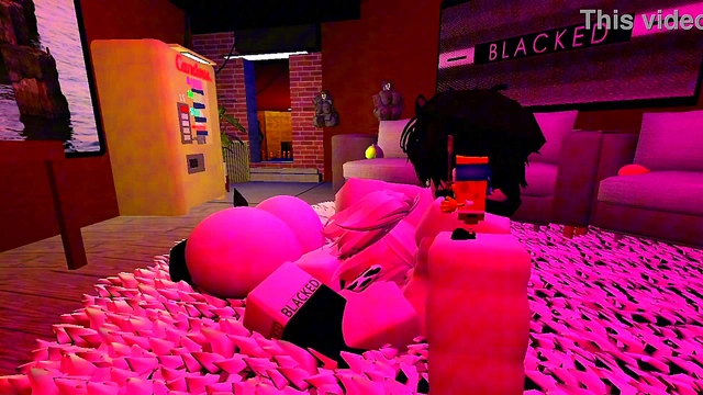 Getting fucked by horny fan~Roblox