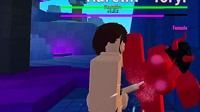 Playing cumbat warriors ( Roblox )