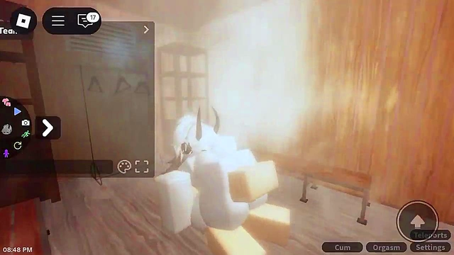 slut enjoys getting slammed by roblox dick