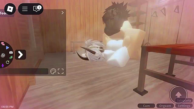 slut enjoys getting slammed by roblox dick