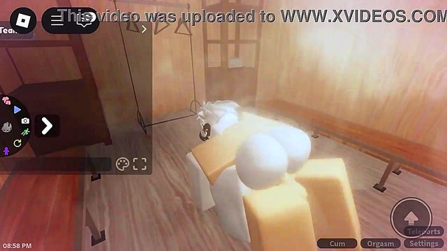 slut enjoys getting slammed by roblox dick