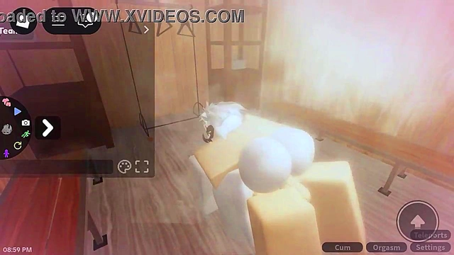 slut enjoys getting slammed by roblox dick