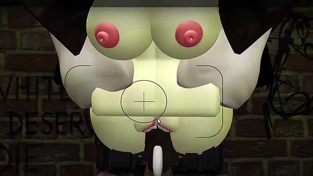 Blonde roblox slut whores herself out by BBCs in an alleyway