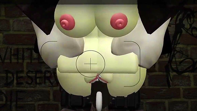 Blonde roblox slut whores herself out by BBCs in an alleyway