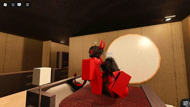 My demon girl is back'with a new avatar (Roblox)