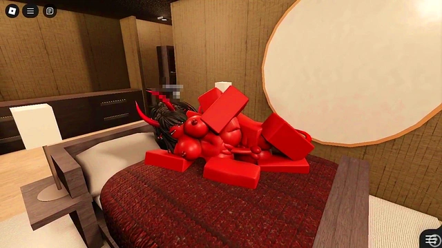 My demon girl is back'with a new avatar (Roblox)