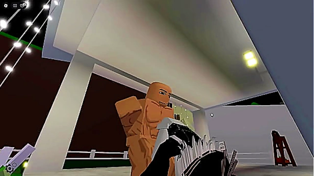 I was making a girl do embarrassing poses in Brookhaven on Roblox and having sex in