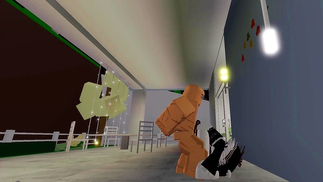 I was making a girl do embarrassing poses in Brookhaven on Roblox and having sex in