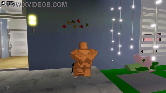 I was making a girl do embarrassing poses in Brookhaven on Roblox and having sex in