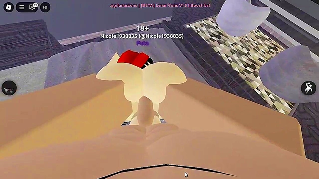 fucking with futa in Roblox condo game