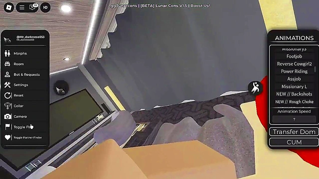 fucking with futa in Roblox condo game