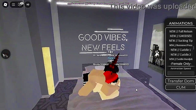 fucking with futa in Roblox condo game