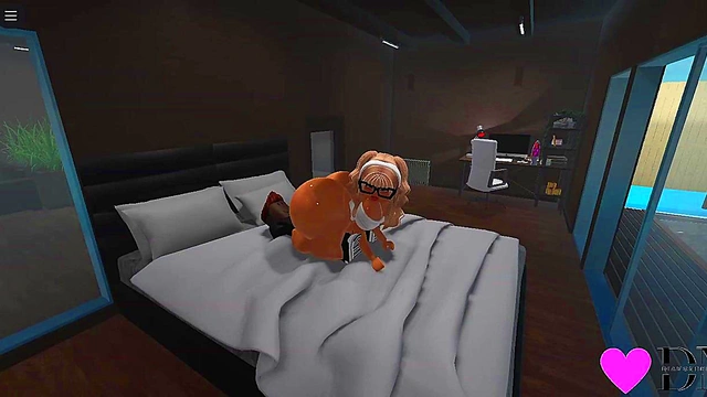 Blonde Roblox Whore gets Fucked by BBC