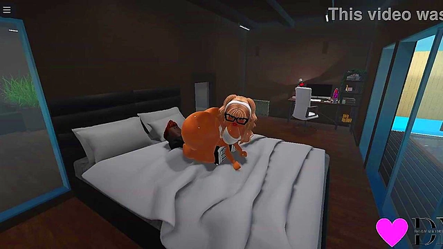 Blonde Roblox Whore gets Fucked by BBC