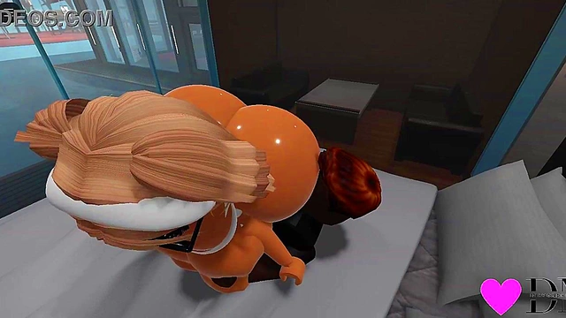 Blonde Roblox Whore gets Fucked by BBC