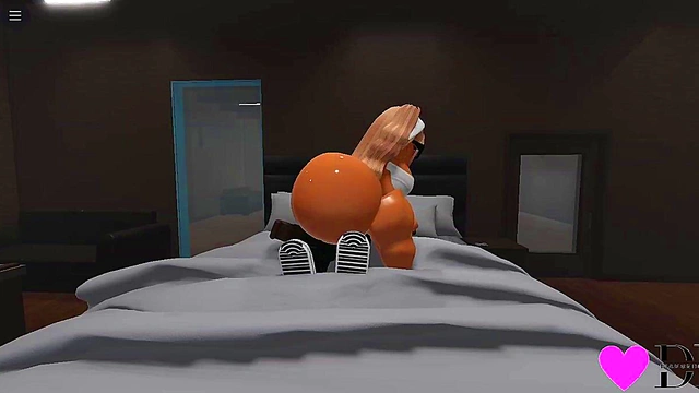 Blonde Roblox Whore gets Fucked by BBC