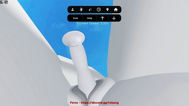 Emo slut gets fuck hard in roblox condo